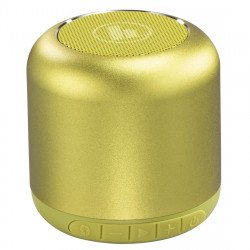 Колонка HAMA Безжична смарт тонколона HAMA Drum 2.0, Bluetooth, 3.5mm жак, 3.5W, Жълто-зелен