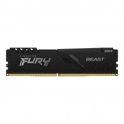 RAM памет за настолен компютър KINGSTON FURY Beast Black 8GB DDR4 PC4-21300 2666MHz CL16 KF426C16BB/8