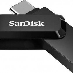 USB Преносима памет SANDISK USB памет SanDisk Ultra Dual Drive Go, 128 GB, USB 3.2 1st Gen (USB 3.0), Черен