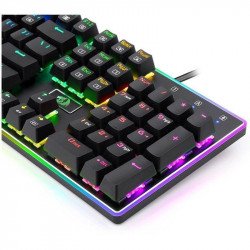 Клавиатура REDRAGON RGB механична геймърска клавиатура  Ratri K595RGB-BK black switch