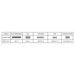 Кутии и Захранвания SBOX WHITE SHARK CAPTAIN :: Захранващ блок, 500W ATX, 80 Plus, RGB подсветка