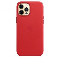 Аксесоари за моб. телефони APPLE Apple iPhone 12 Pro Max Leather Case with MagSafe - (PRODUCT)RED