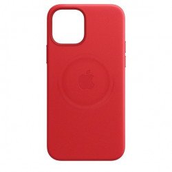 Аксесоари за моб. телефони APPLE Apple iPhone 12 Pro Max Leather Case with MagSafe - (PRODUCT)RED