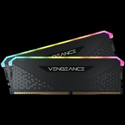 RAM памет за настолен компютър CORSAIR DDR4, 3600MHz 16GB 2x8GB DIMM, Unbuffered, 18-22-22-42, XMP 2.0, VENGEANCE RGB RS Heatspreader, RGB LED, 1.35V, for AMD Ryzen & Intel XMP