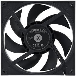 Охладител / Вентилатор EKWB EK-Vardar EVO 140ER Black BB (500- 2000rpm), 140mm fan, 4-pin PWM, 40.7 dBA