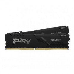 RAM памет за настолен компютър KINGSTON FURY Beast Black 64GB(2x32GB) DDR4 PC4-25600 3200MHz CL16 KF432C16BBK2/64