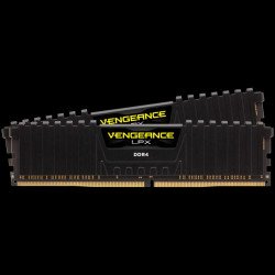 RAM памет за настолен компютър CORSAIR 3200MHz 16GB 2x8GB Dimm, Unbuffered, 16-20-20-38, XMP 2.0, Vengeance LPX black Heatspreader, Black PCB, 1.35V