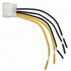 Кабел / Преходник MAKKI Кабел Cable Male Molex -> wires 2x12V 3xGround