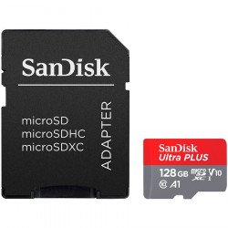 Флаш памет SANDISK 128GB microSDHC Card with Adapter
