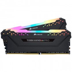 RAM памет за настолен компютър CORSAIR Vengeance PRO RGB Black 16GB(2x8GB) DDR4 PC4-28800 3600MHz CL18 CMW16GX4M2Z3600C18 AMD Ryzen Optimized