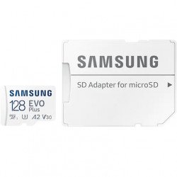 Флаш памет SAMSUNG 128GB micro SD Card EVO Plus with Adapter, Class10, Transfer Speed up to 130MB/s
