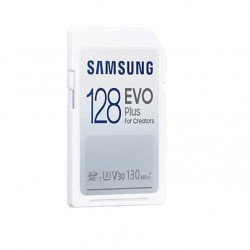 Флаш памет SAMSUNG 128GB SD Card EVO Plus with Adapter, Class10, Transfer Speed up to 130MB/s