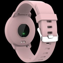 Смарт часовник CANYON Smart watch, 1.3inches IPS full touch screen, Round watch, IP68 waterproof, multi-sport mode, BT5.0, compatibility with iOS and android, Pink, Host: 25.2*42.5*10.7mm, Strap: 20*250mm, 45g