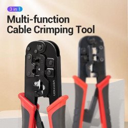 Мрежово оборудване VENTION    Клещи за кримпване  Multi-Fuction Crimping Tool - KEAB0