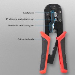 Мрежово оборудване VENTION    Клещи за кримпване  Multi-Fuction Crimping Tool - KEAB0