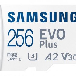 Флаш памет SAMSUNG microSD EVO PLUS 256GB Class10 Read up to 130MB/s
