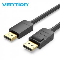 Кабел / Преходник VENTION    Vention Кабел Cable - Display Port v1.2 DP M / M Black 4K 1M - HACBF