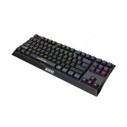 Клавиатура MARVO Marvo механична геймърска клавиатура Gaming Mechanical keyboard KG953 - Blue switches, 87 keys TKL, TYPE-C detachable Cable