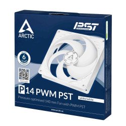 Охладител / Вентилатор ARCTIC Arctic вентилатор Fan 140mm P14 PWM PST (White) - 200-1700rpm