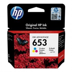 Оригинални консумативи HP HP 653 Tri-color Original Ink Advantage Cartridge