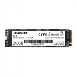 SSD Твърд диск PATRIOT P310 240GB M.2 2280 PCIE