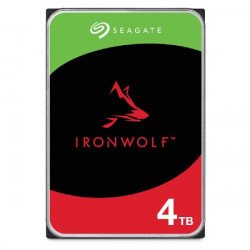 Хард диск SEAGATE NAS HDD 4TB IronWolf 5400rpm 6Gb/s SATA 256MB cache 3.5inch 24x7 CMR for NAS and RAID rackmount systems BLK