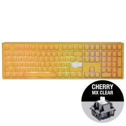 Клавиатура DUCKY Геймърскa механична клавиатура Ducky One 3 Yellow Full-Size, Cherry MX Clear