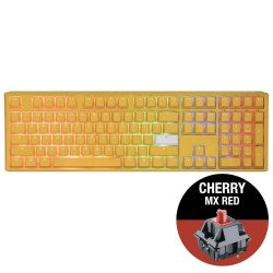 Клавиатура DUCKY Геймърскa механична клавиатура Ducky One 3 Yellow Full-Size, Cherry MX Red