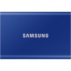 Външни твърди дискове SAMSUNG Външен SSD Samsung T7 Indigo Blue SSD 1000GB USB-C, Син