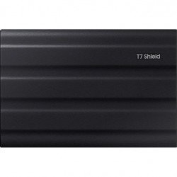 Външни твърди дискове SAMSUNG Portable SSD T7 Shield 1TB, USB 3.2 Gen 2, Read 1050 MB/s Write 1000 MB/s, IP65, Black