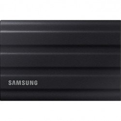 Външни твърди дискове SAMSUNG Portable NVME SSD T7 Shield 2TB , USB 3.2 Gen2, Rugged, IP65, Read 1050 MB/s Write 1000 MB/s, Black
