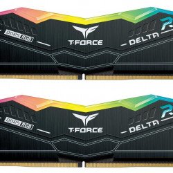 RAM памет за настолен компютър TEAM GROUP T-Force Delta RGB, DDR5, 32GB (2x16GB), 6400MHz, CL40-40-40-84, 1.35V
