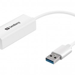 Мрежово оборудване SANDBERG SNB-133-90 :: USB 3.0 мрежова карта Sandberg Gigabit 10/100/1000 Mbps