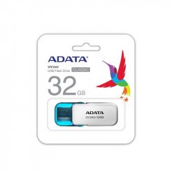 USB Преносима памет ADATA 32GB UV240 USB 2.0-Flash Drive White