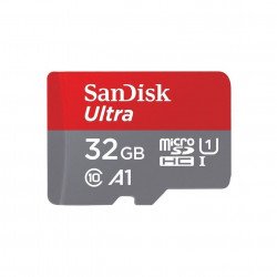 Флаш памет SANDISK Карта памет  Ultra microSDHC, 32GB, A1, UHS-I, U1, Class 10, 120MB/s, Адаптер