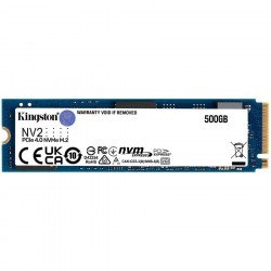 SSD Твърд диск KINGSTON 500GB NV2 M.2 2280 PCIe 4.0 NVMe SSD, up to 3500/2100MB/s, 160TB, EAN: 740617329858