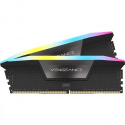 RAM памет за настолен компютър CORSAIR Vengeance Black RGB 32GB(2x16GB) DDR5 PC5-41600 5200MHz CL40 CMH32GX5M2B5200C40
