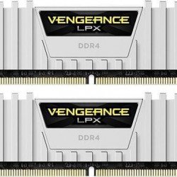 RAM памет за настолен компютър CORSAIR Vengeance LPX White, 32GB(2x16GB), DDR4, PC4-25600 3200MHz, CL16, CMK32GX4M2E3200C16W