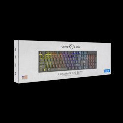 Клавиатура SBOX WHITE SHARK GK-2107 :: Геймърска клавиатура Commandos Elite, механична, сини суичове, черна
