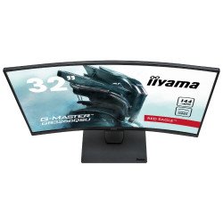 Мултимедийни проектори IIYAMA GB3266QSU-B1 31.5 inch Game monitor, Curved, VA LED Panel, 2560x1440, 2xHDMI, 2xDisplayport, USB, 144Hz, 1ms, 400cd/m2, Flickerfree, speakers, Height adjustment, Pivot