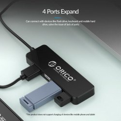 Мрежово оборудване ORICO хъб USB2.0 HUB 4 port White - FL01-WH