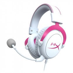 Слушалки KINGSTON Геймърски слушалки HyperX Cloud II Pink, Микрофон, Розово/Бяло