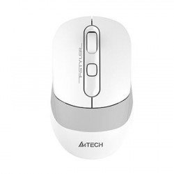 Мишка A4TECH Безжична мишка A4tech FB10C Fstyler Grayish White , Bluetooth, 2.4GHz, Литиево-йонна батерия, Бял