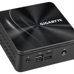 Компютър GIGABYTE Настолен компютър Gigabyte Brix BRR5-4500, AMD Ryzen 5 4500U, 2 x SO-DIMM DDR4, M.2 SSD, USB Type-CT, WiFi 6 +BT, black