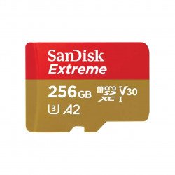 Флаш памет SANDISK Карта памет SANDISK Extreme microSDXC, 256GB, Class 10 U3, V30 130 MB/s