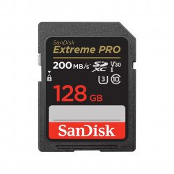 Флаш памет SANDISK Карта памет SANDISK Extreme PRO SDHC, 128GB, UHS-1, Class 10, U3, 90 MB/s