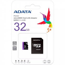 Флаш памет ADATA 32GB MicroSDHC UHS-I CLASS 10 (1 adapter)