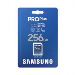 Флаш памет SAMSUNG 256GB SD PRO Plus + Reader, Class10, Read 160MB/s - Write 120MB/s