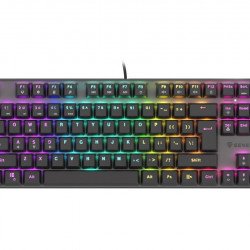 Клавиатура GENESIS Mechanical Gaming Keyboard Thor 303 TKL RGB Backlight Red Switch US Layout Black