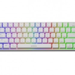 Клавиатура GENESIS Mechanical Gaming Keyboard Thor 660 Wireless RGB Backligtht Gateron Red White